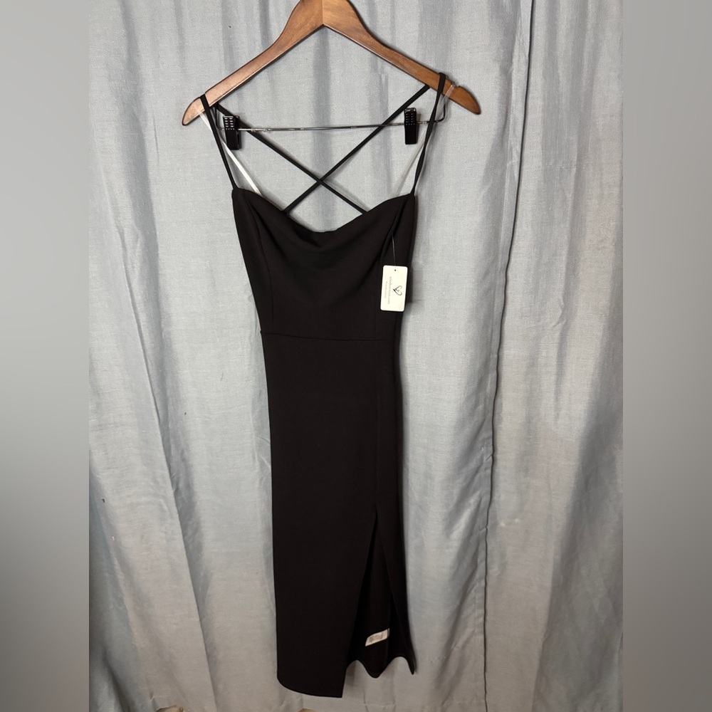 Windsor Black Strapless Dress